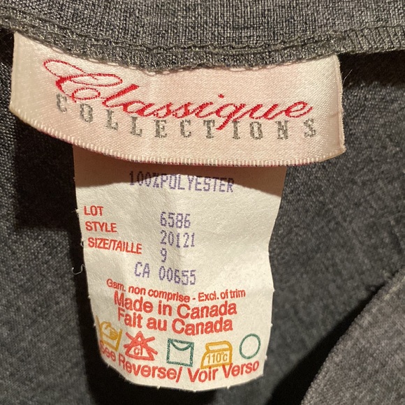 Vintage pleated skirt, size 9 on tag, but fits more like an 8, polyester - Picture 3 of 3